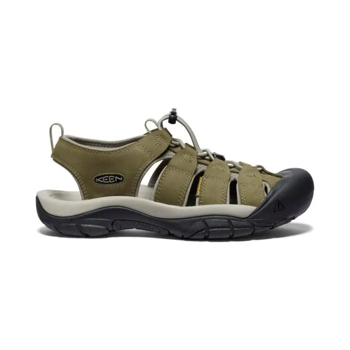 Newport Martini OliveBrindle Leather Closed Toe Sandal Men KEEN Sandals