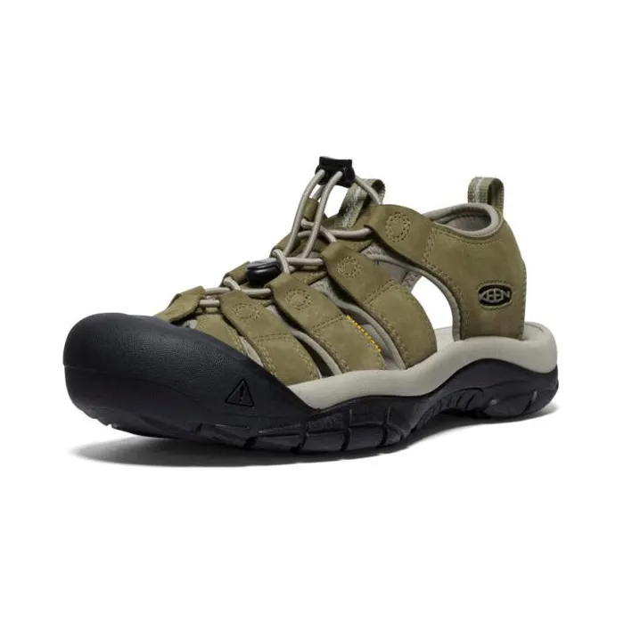 Newport Martini OliveBrindle Leather Closed Toe Sandal Men KEEN Sandals Newport Martini OliveBrindle Leather Closed Toe Sandal Men KEEN Sandals