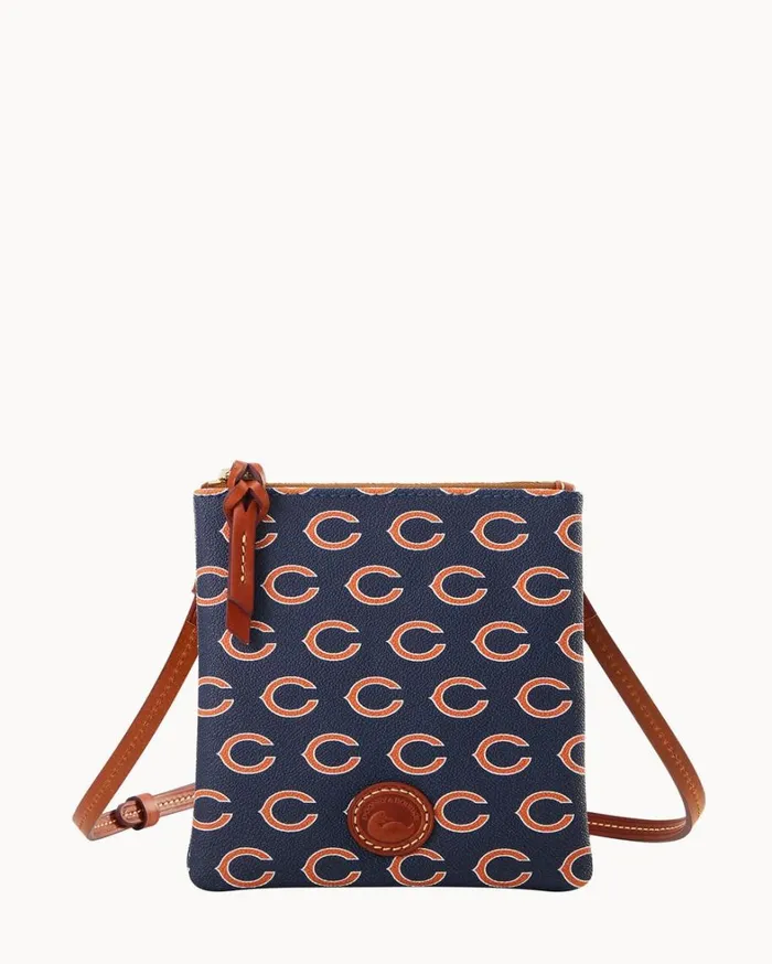 NFL Bears Small North South Top Zip Crossbody Bears Women Dooney and Bourke Crossbodies NFL Bears Small North South Top Zip Crossbody Bears Women Dooney and Bourke Crossbodies