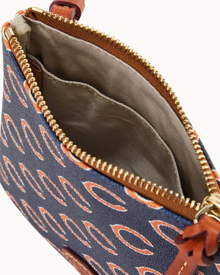 NFL Bears Small North South Top Zip Crossbody Bears Women Dooney and Bourke Crossbodies NFL Bears Small North South Top Zip Crossbody Bears Women Dooney and Bourke Crossbodies