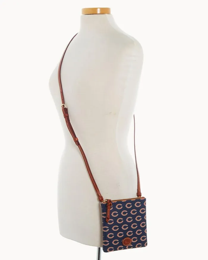 NFL Bears Small North South Top Zip Crossbody Bears Women Dooney and Bourke Crossbodies NFL Bears Small North South Top Zip Crossbody Bears Women Dooney and Bourke Crossbodies