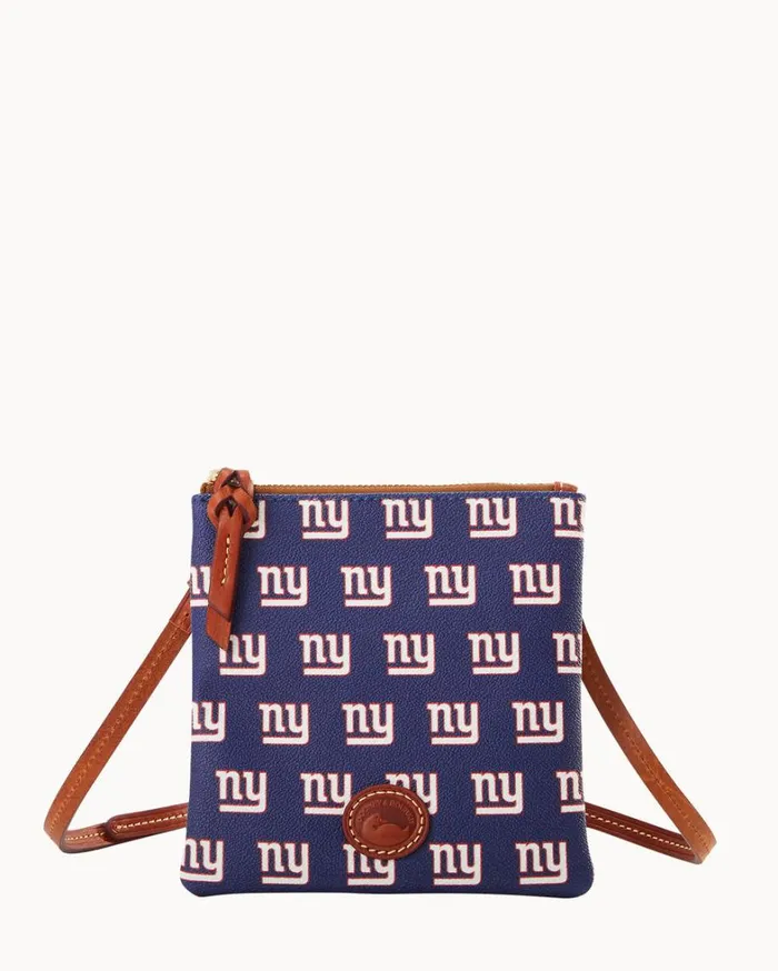 NFL NY Giants Small North South Top Zip Crossbody Giants Women Dooney and Bourke Crossbodies NFL NY Giants Small North South Top Zip Crossbody Giants Women Dooney and Bourke Crossbodies