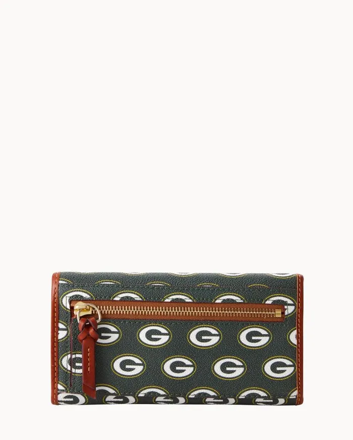 NFL Packers Continental Clutch Packers Women Dooney and Bourke Wallets NFL Packers Continental Clutch Packers Women Dooney and Bourke Wallets