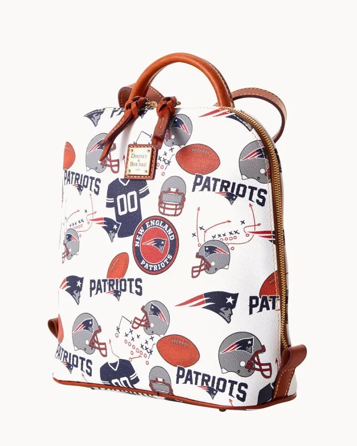 NFL Patriots Zip Pod Backpack Patriots Women Dooney and Bourke Backpacks NFL Patriots Zip Pod Backpack Patriots Women Dooney and Bourke Backpacks