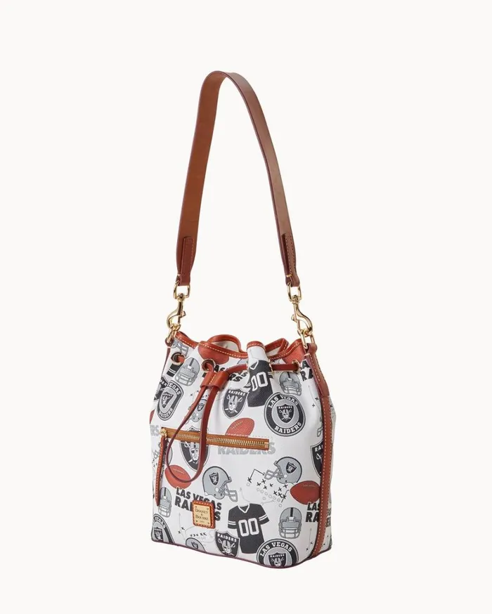 NFL Raiders Drawstring Raiders Women Dooney and Bourke Shoulder Bags NFL Raiders Drawstring Raiders Women Dooney and Bourke Shoulder Bags