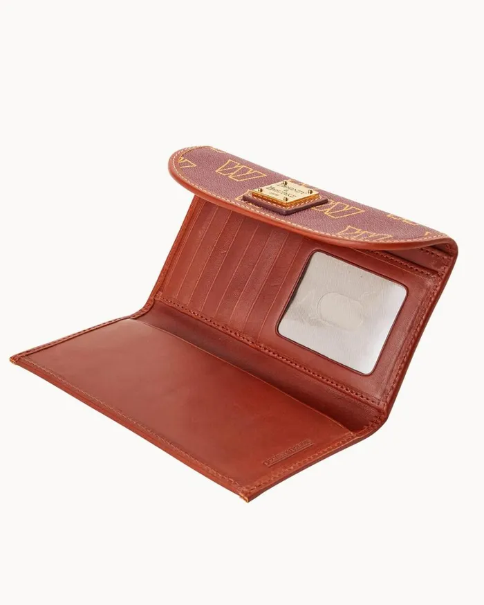 NFL Washington Continental Clutch Washington Women Dooney and Bourke Wallets NFL Washington Continental Clutch Washington Women Dooney and Bourke Wallets