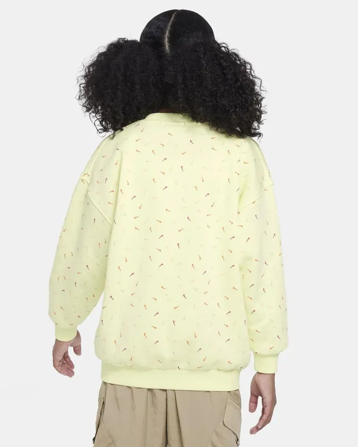 Older Kids 7 8211 15 Years Kids Nike Sportswear Club Fleece Luminous Greenmelon Tint