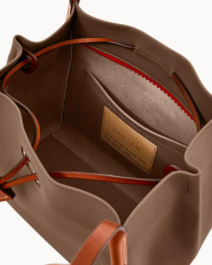 Oncour Twist Small Full Up Dark Taupe Women Dooney and Bourke Mini Bags Oncour Twist Small Full Up Dark Taupe Women Dooney and Bourke Mini Bags