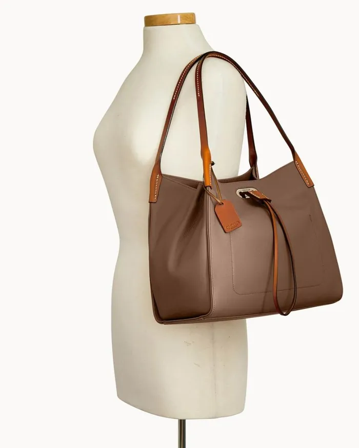 Oncour Twist Small Full Up Dark Taupe Women Dooney and Bourke Mini Bags Oncour Twist Small Full Up Dark Taupe Women Dooney and Bourke Mini Bags