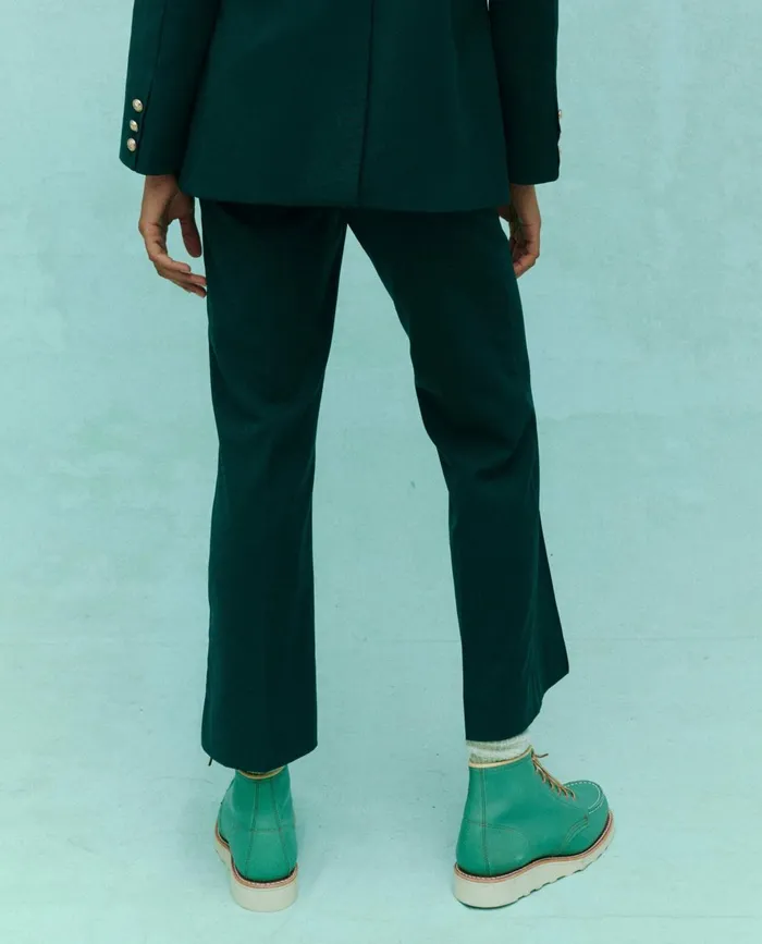Pants Women The Great The Prim Trouser Winter Pine Pants Women The Great The Prim Trouser Winter Pine