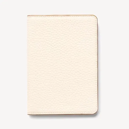 Passport Cover With Card Slots Ivory Pebble Women Aspinal Of London Passport Covers