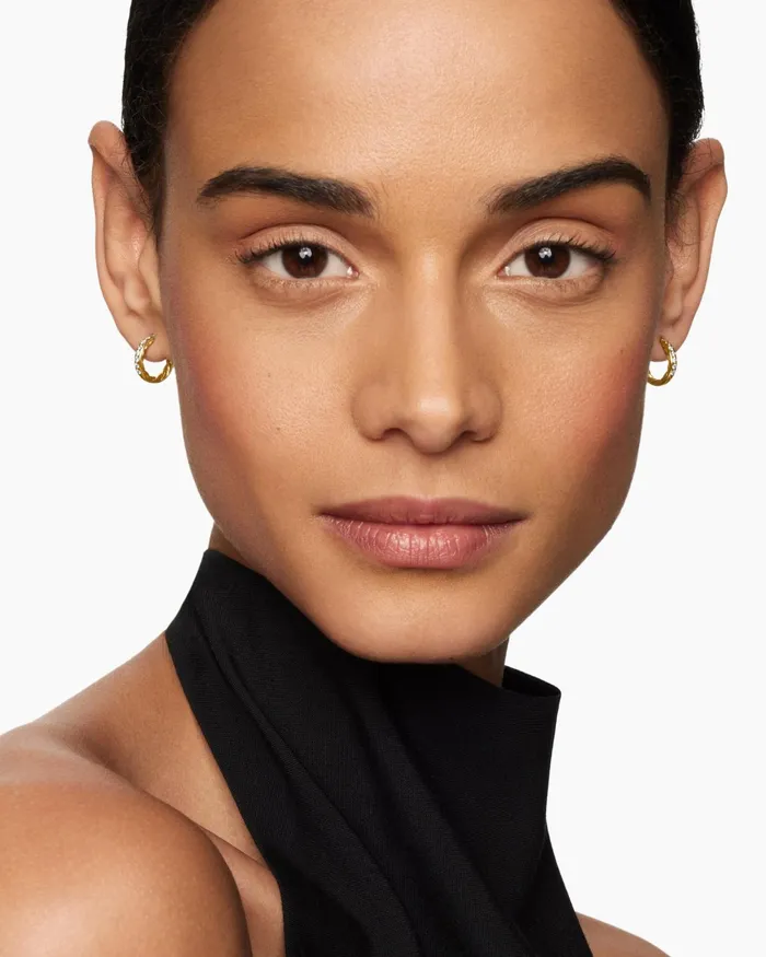 Pav Huggie Hoop Earrings In 18K Yellow Gold With Diamonds 13mm Women David Yurman Hoop Pav Huggie Hoop Earrings In 18K Yellow Gold With Diamonds 13mm Women David Yurman Hoop