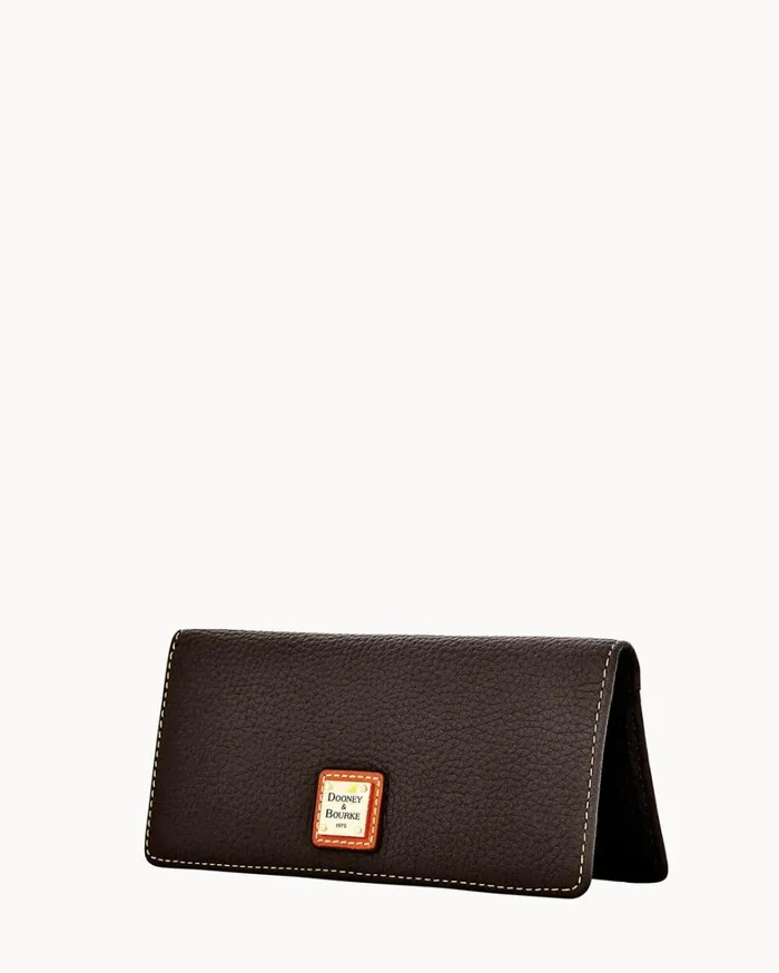 Pebble Grain Slim Wallet Black Women Dooney and Bourke Wallets Pebble Grain Slim Wallet Black Women Dooney and Bourke Wallets
