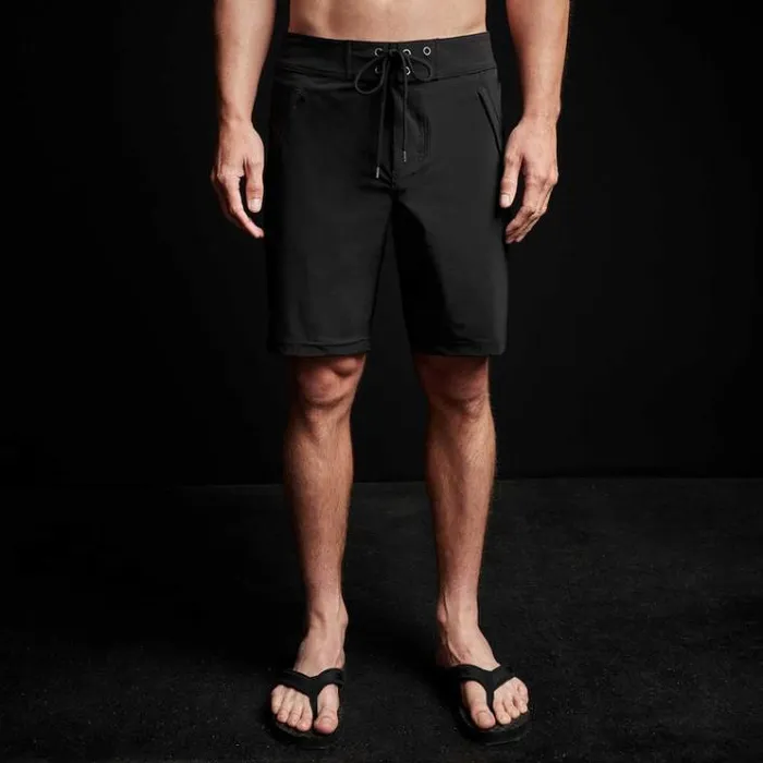 Performance Swim Men James Perse YOSEMITE Scuba Zip Boardshort Black