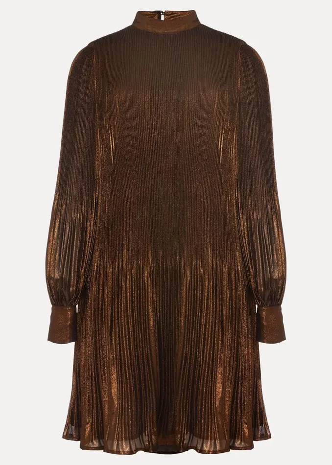 Phase Eight Dresses Annabel Foil Dress Gold 8211 Women