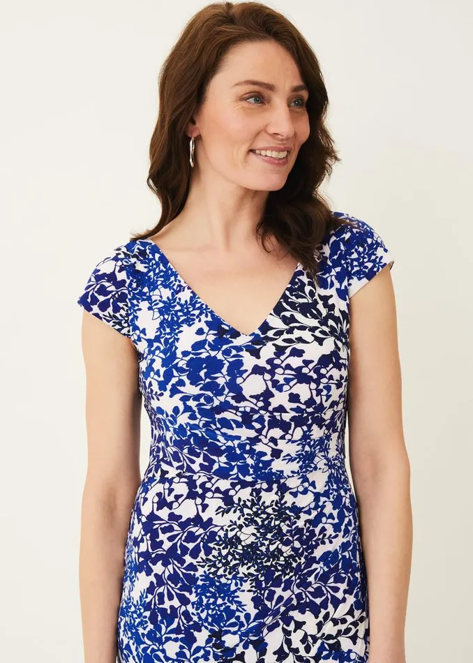 Phase Eight Dresses Arielle Contrast Print Jersey Dress Ceruleanalmond 8211 Women Phase Eight Dresses Arielle Contrast Print Jersey Dress Ceruleanalmond 8211 Women
