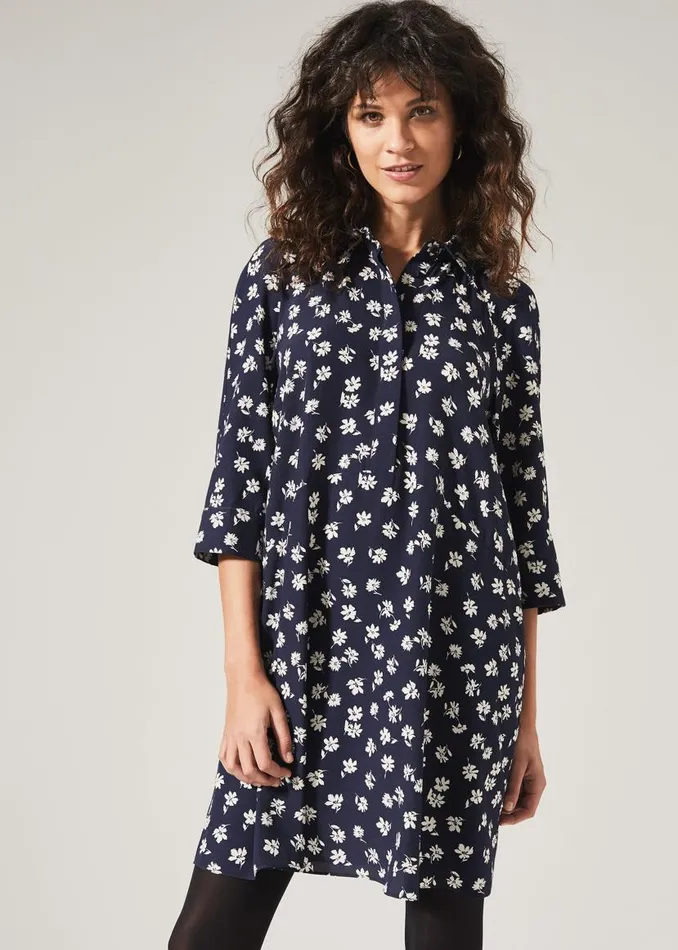 Phase Eight Dresses Bella Floral Dress Navyivory 8211 Women