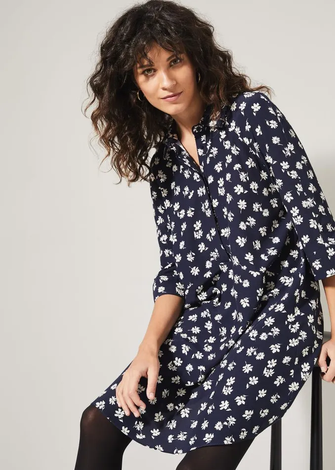 Phase Eight Dresses Bella Floral Dress Navyivory 8211 Women