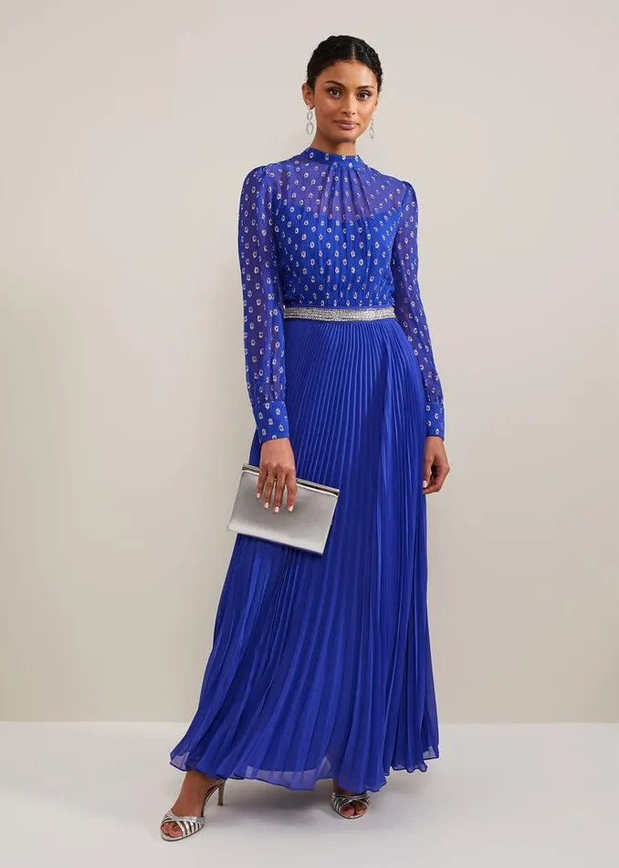 Phase Eight Dresses Charley Fil Coupe Maxi Dress Purple 8211 Women