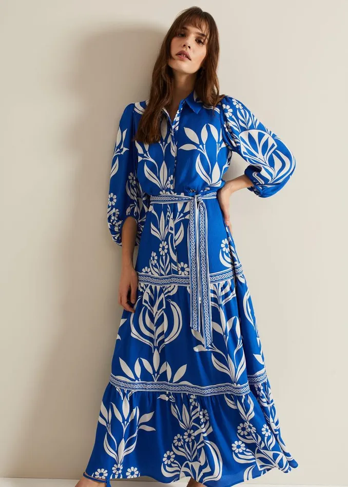 Phase Eight Dresses Coralie Print Shirt Midaxi Dress Multicoloured 8211 Women Phase Eight Dresses Coralie Print Shirt Midaxi Dress Multicoloured 8211 Women