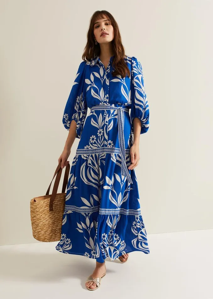 Phase Eight Dresses Coralie Print Shirt Midaxi Dress Multicoloured 8211 Women Phase Eight Dresses Coralie Print Shirt Midaxi Dress Multicoloured 8211 Women