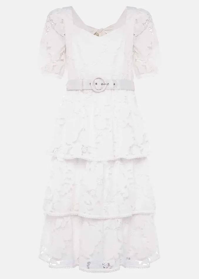 Phase Eight Dresses Elyse Lace Tiered Wedding Dress Ivory 8211 Women
