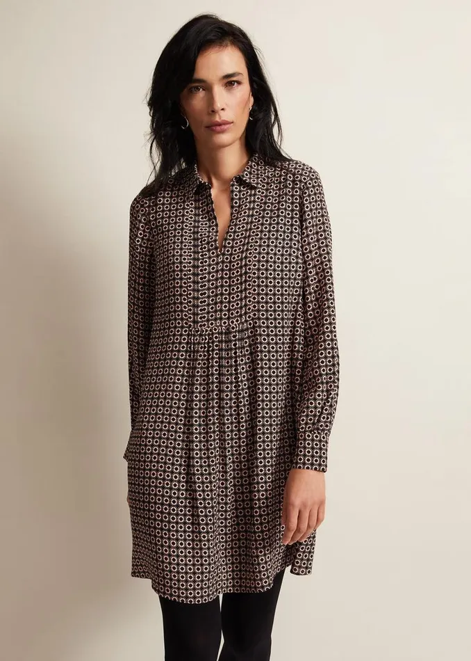 Phase Eight Dresses Fran Geo Swing Dress Blackmulti 8211 Women
