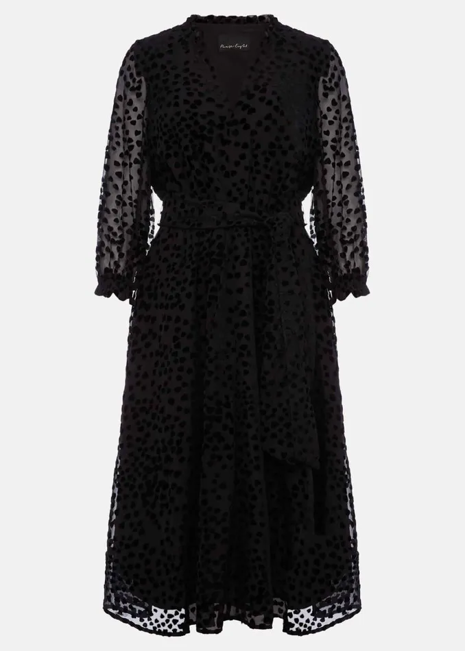 Phase Eight Dresses Isador Textured Fit And Flare Midi Dress Black 8211 Women Phase Eight Dresses Isador Textured Fit And Flare Midi Dress Black 8211 Women