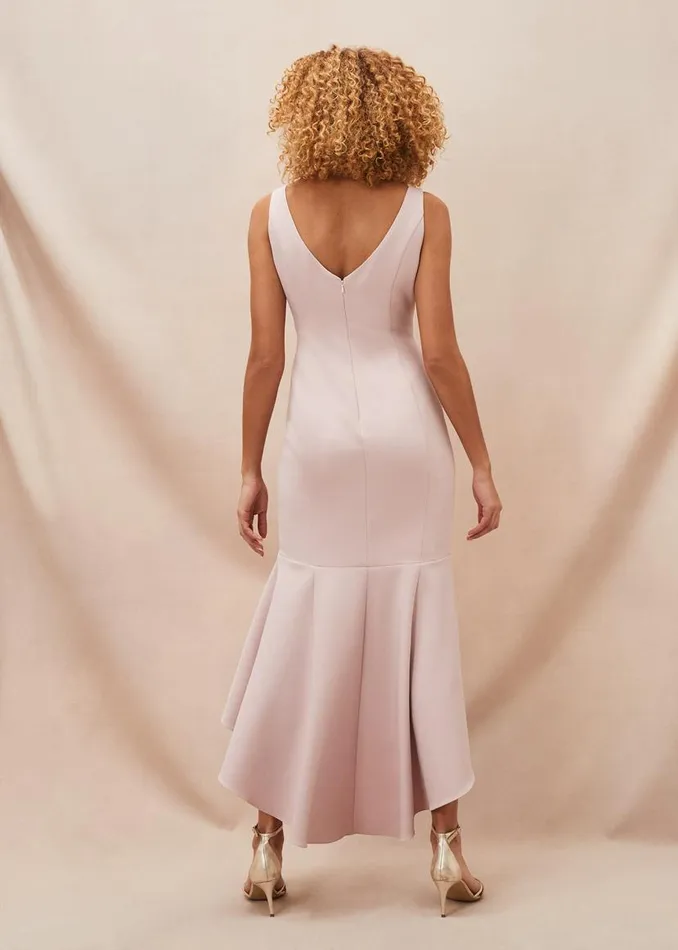 Phase Eight Dresses Leela Fitted Maxi Dress Antique Rose 8211 Women