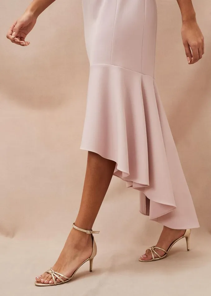 Phase Eight Dresses Leela Fitted Maxi Dress Antique Rose 8211 Women