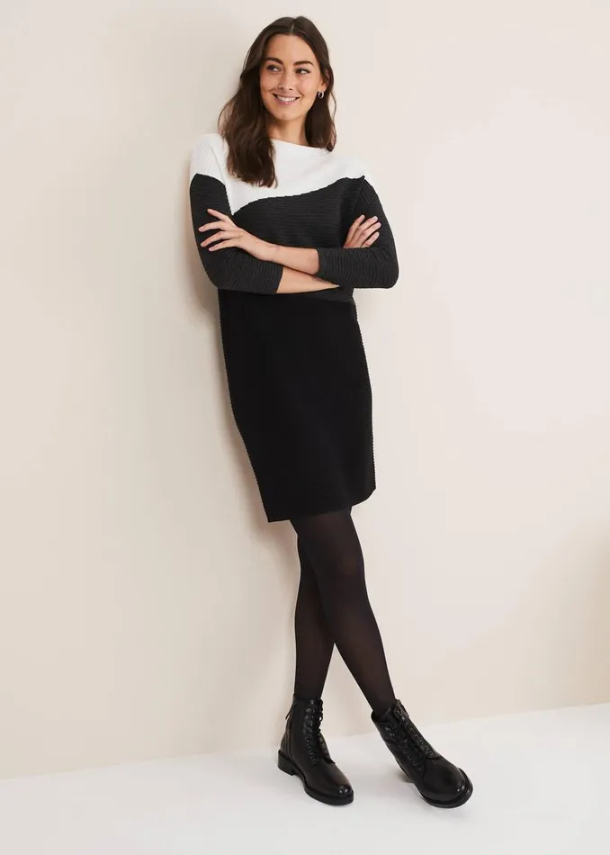 Phase Eight Dresses Mali Textured Stitch Colourblock Dress Blackmulti 8211 Women Phase Eight Dresses Mali Textured Stitch Colourblock Dress Blackmulti 8211 Women