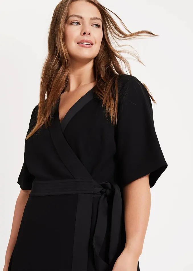 Phase Eight Dresses Monica Wrap Dress Black 8211 Women