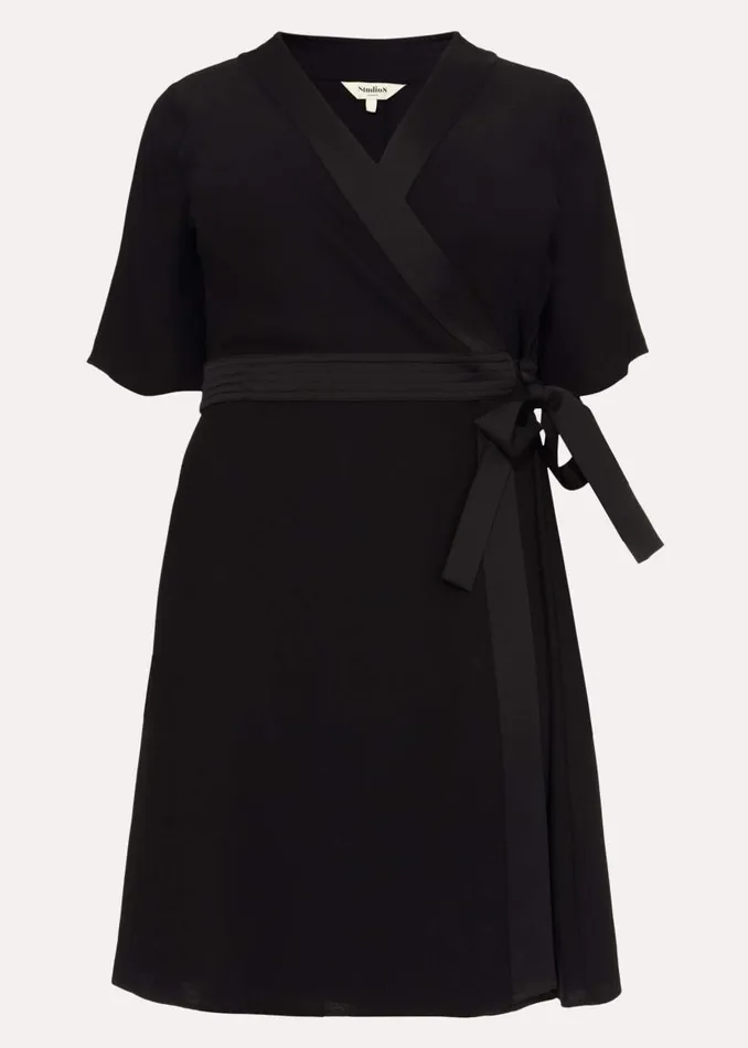 Phase Eight Dresses Monica Wrap Dress Black 8211 Women