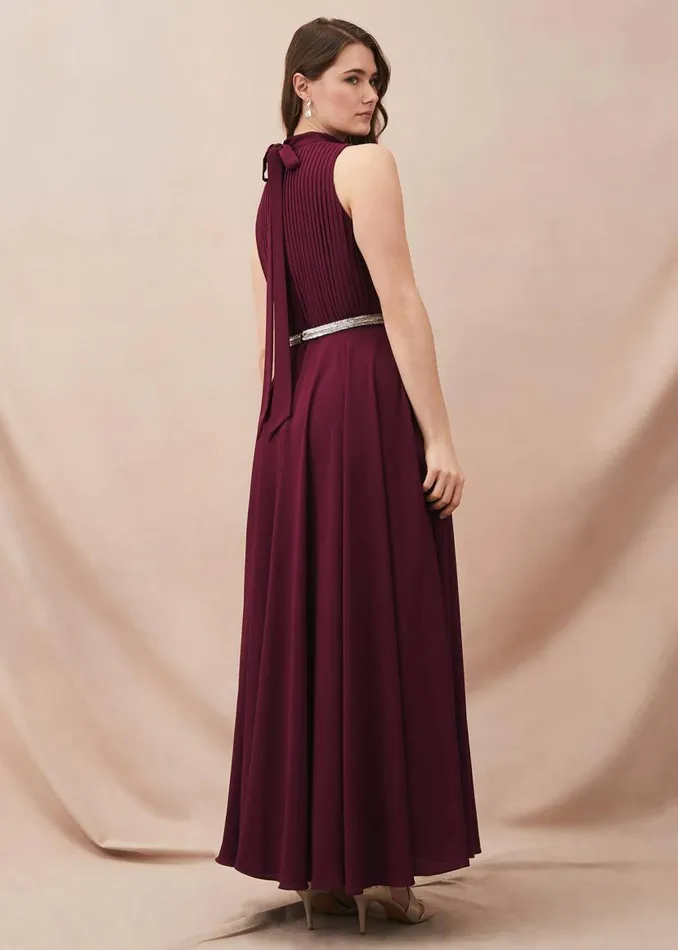 Phase Eight Dresses Nicola Maxi Dress Berry 8211 Women
