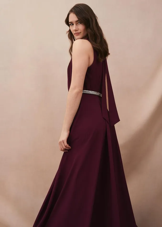 Phase Eight Dresses Nicola Maxi Dress Berry 8211 Women
