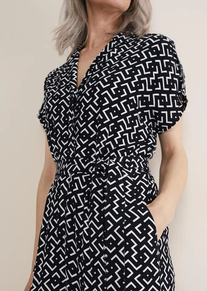 Phase Eight Dresses Paige Abstract Print Wide Leg Jumpsuit Navyivory 8211 Women Phase Eight Dresses Paige Abstract Print Wide Leg Jumpsuit Navyivory 8211 Women