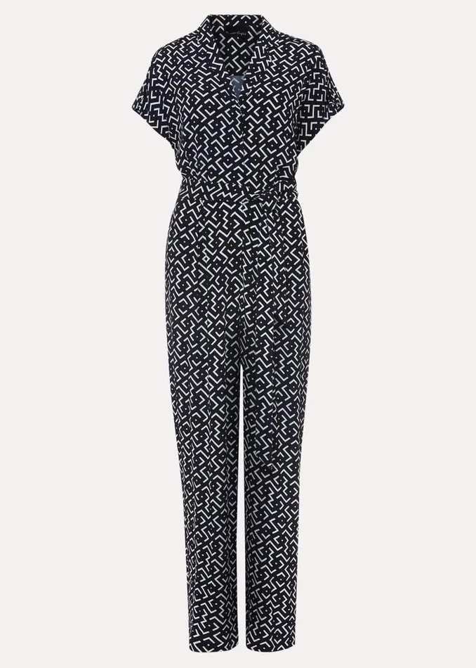 Phase Eight Dresses Paige Abstract Print Wide Leg Jumpsuit Navyivory 8211 Women Phase Eight Dresses Paige Abstract Print Wide Leg Jumpsuit Navyivory 8211 Women