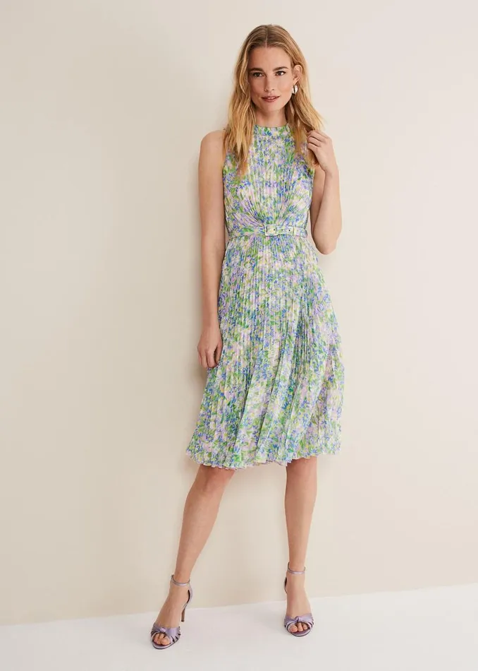 Phase Eight Dresses Simara Daisy Pleated Midi Dress Multicoloured 8211 Women Phase Eight Dresses Simara Daisy Pleated Midi Dress Multicoloured 8211 Women