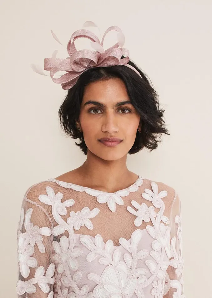 Phase Eight Headbands Blush Pink Bow Headband Antique Rose 8211 Women