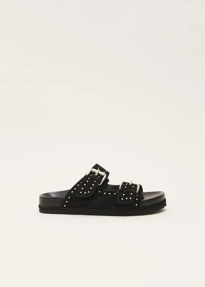 Phase Eight Heels Double Buckle Sandal Black 8211 Women