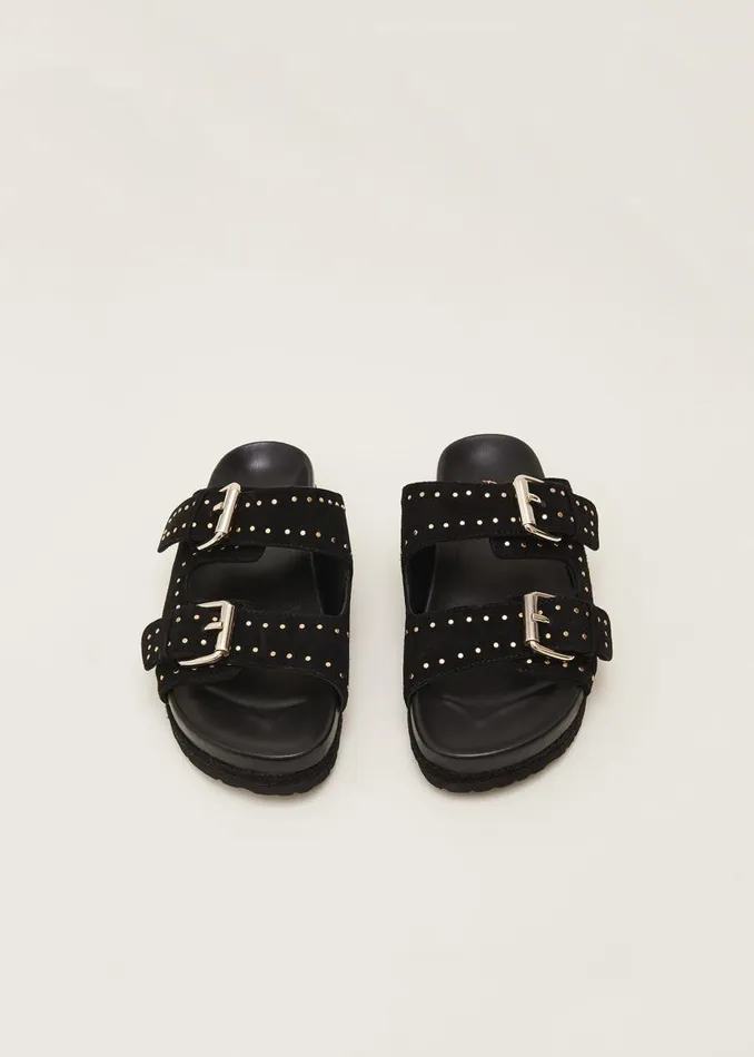 Phase Eight Heels Double Buckle Sandal Black 8211 Women