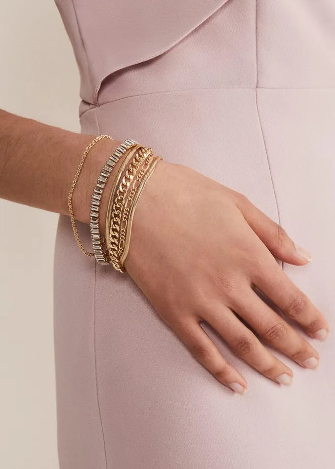 Phase Eight Jewellery Gold Multi Chain Bracelet Gold 8211 Women