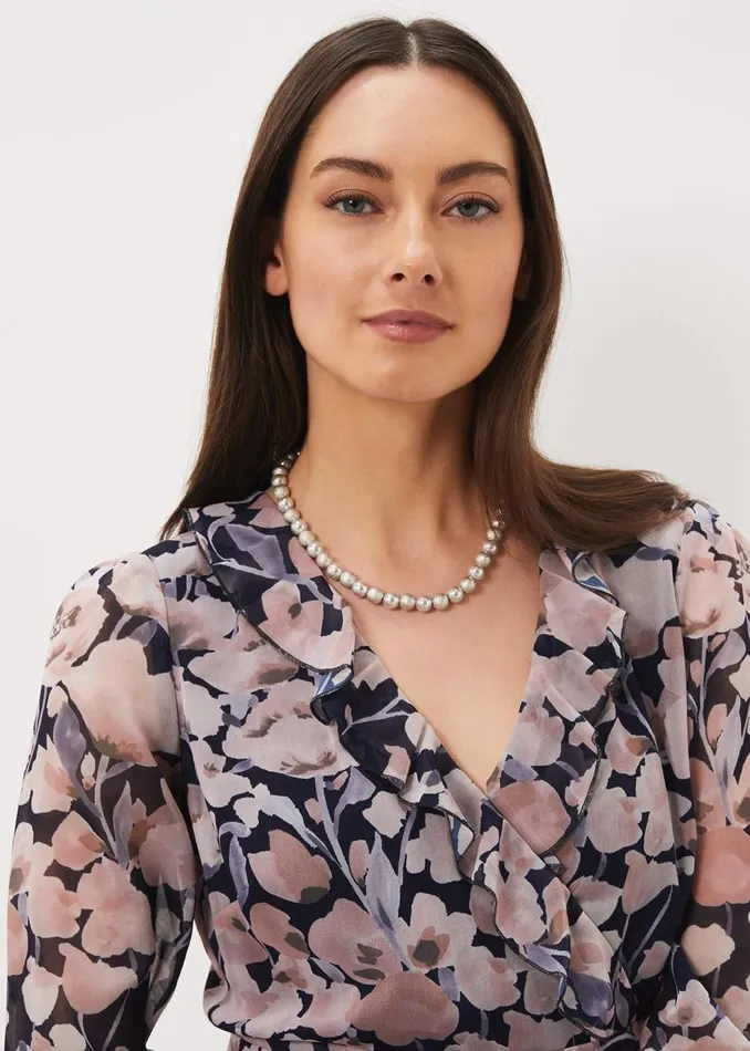 Phase Eight Jewellery Pearl And Bead Necklace Silver 8211 Women