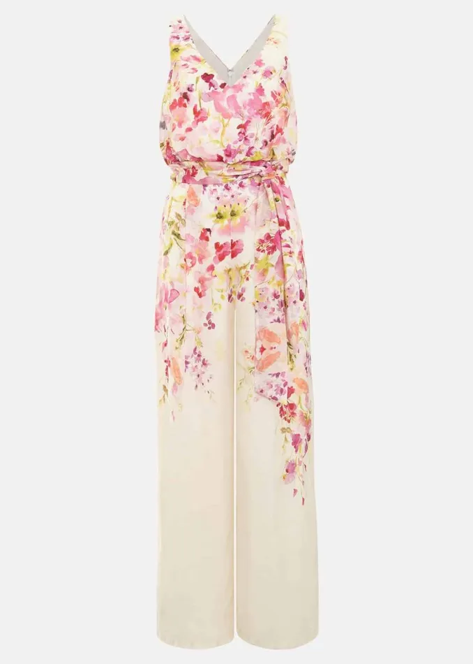 Phase Eight Jumpsuits Ethel Floral Wide Leg Jumpsuit Multicoloured 8211 Women Phase Eight Jumpsuits Ethel Floral Wide Leg Jumpsuit Multicoloured 8211 Women