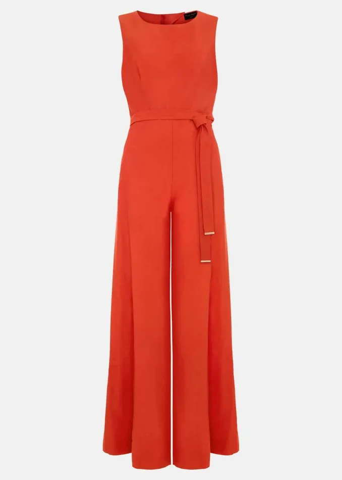 Phase Eight Jumpsuits Petite Marta Red Culotte Jumpsuit Red 8211 Women