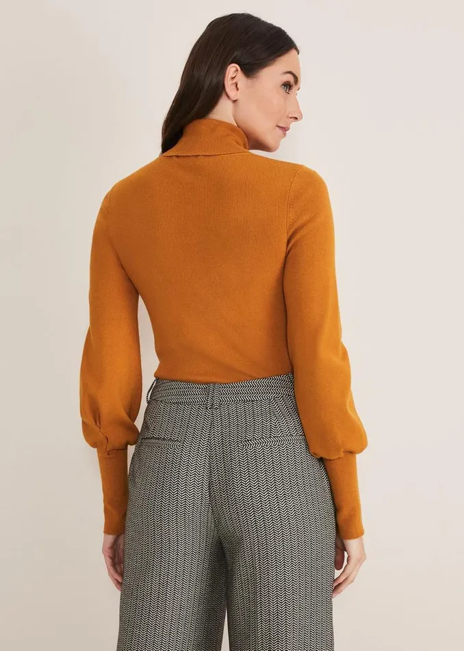 Phase Eight Knitwear Gwyneth Balloon Sleeve Fine Knit Jumper Amber 8211 Women Phase Eight Knitwear Gwyneth Balloon Sleeve Fine Knit Jumper Amber 8211 Women