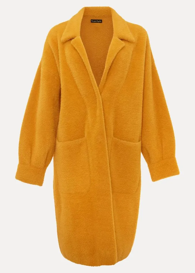 Phase Eight Knitwear Maddie Balloon Sleeve Fluffy Knit Coat Amber 8211 Women Phase Eight Knitwear Maddie Balloon Sleeve Fluffy Knit Coat Amber 8211 Women