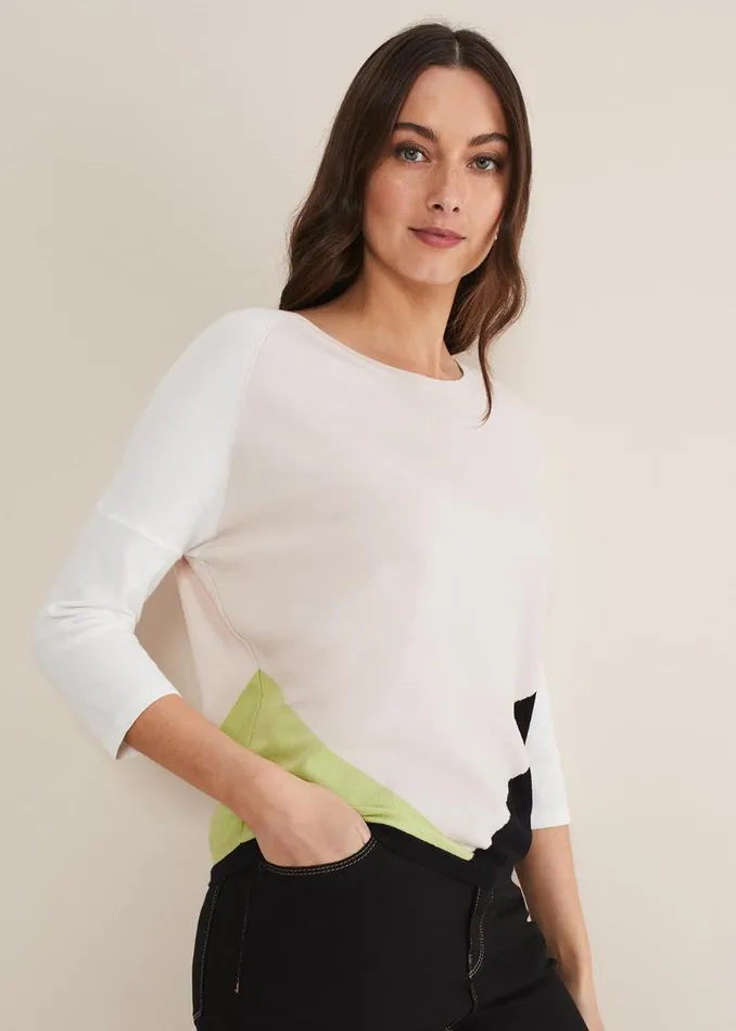 Phase Eight Knitwear Noella Colour Block Jumper Multicoloured 8211 Women