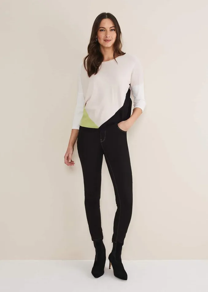 Phase Eight Knitwear Noella Colour Block Jumper Multicoloured 8211 Women