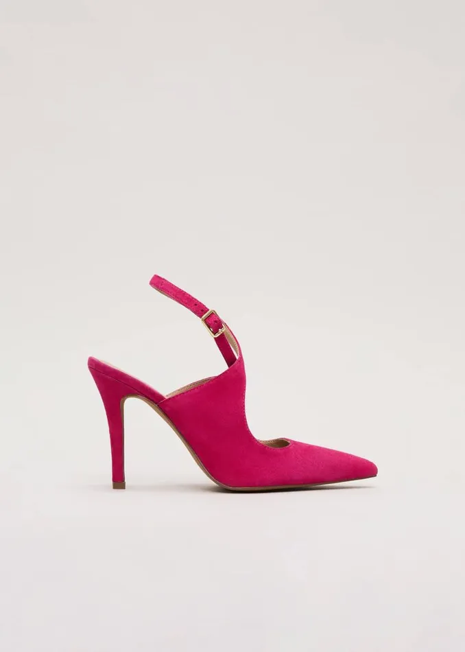 Phase Eight Occasion Shoes Cross Over Ankle Shoes Pink 8211 Women